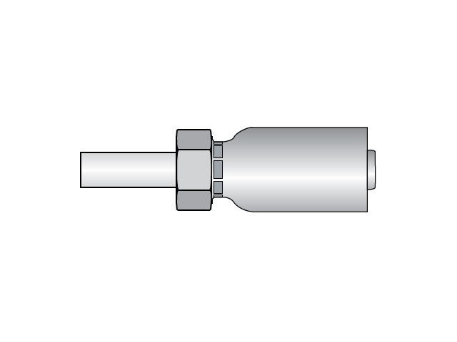 1TU56-12-12 Parker Parkrimp Permanent CPI Compression Universal Inch Tube Stub End 1TU56-12-12 56 Series 1TU56