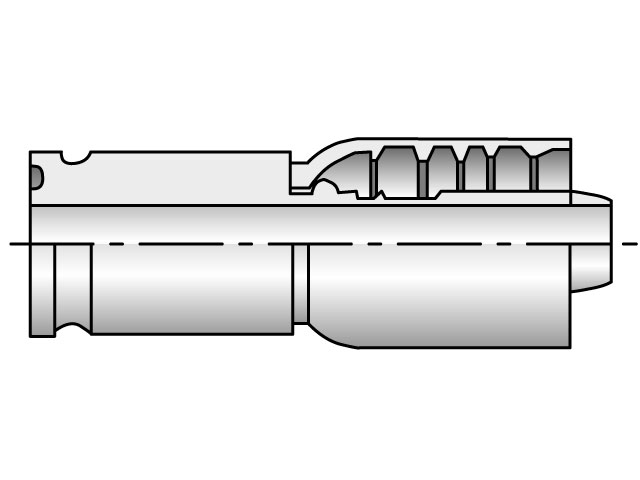 1X577-20-16 Parker Parkrimp Permanent Flange – Straight – Full flange system for Code 61 or Code 62 1X577-20-16 77 Series 1X577