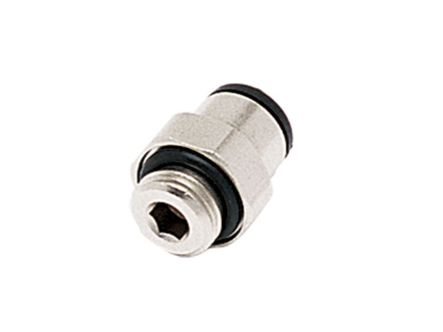 68LF-14M-6G Male Connector - Metric Push-to-Connect Fitting 68LF-14M-6G Prestolok Metal 68LF Metric - BSPP