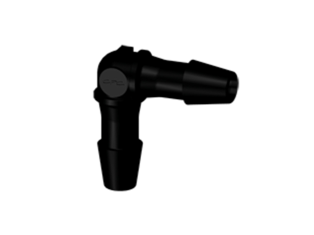 HE331 HE331 CPC Colder Products HE331 Elbow Fitting 3/32 HB X 3/32 HB Black Nylon
