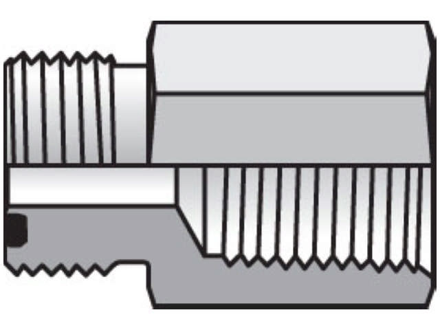 4-4 GLO-S V0894 Parker Seal-Lok - Female Pipe Connector ORFS / Female Pipe 4-4 GLO-S V0894 Seal-Lok ORFS Straight GLO