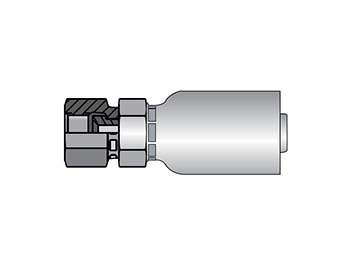 10856-12-12 Parker Parkrimp Permanent Female SAE 45° - Swivel - Straight 10856-12-12 56 Series 10856