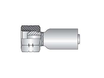19256-8-6 Parker Parkrimp Permanent Female BSP Parallel Pipe - Swivel - Straight (60° Cone) 19256-8-6 56 Series 19256