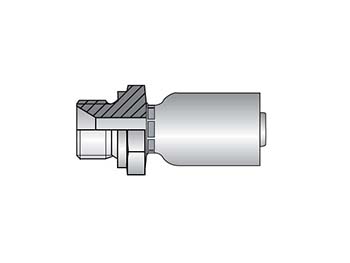 1D956-6-5 Parker Parkrimp Permanent Male BSP - Straight (60° Cone) 1D956-6-5 56 Series 1D956