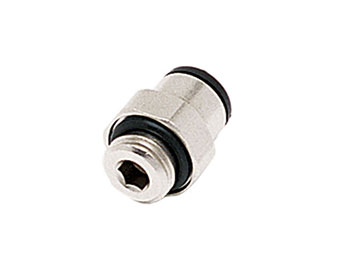 68LF-14M-6G Male Connector - Metric Push-to-Connect Fitting 68LF-14M-6G Prestolok Metal 68LF Metric - BSPP