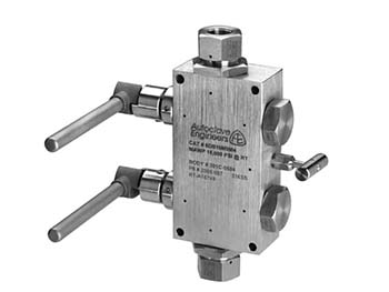 6DB15P6P4 Parker Autoclave Engineers Double Block and Bleed Ball Valve - 6DB 6DB15P6P4 Autoclave Engineers Double Block and Bleed Ball Valve - 6DB