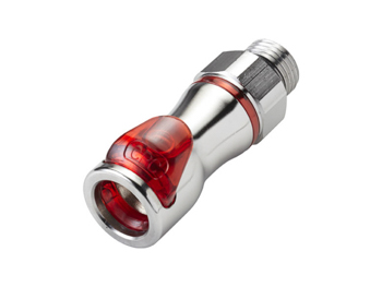 LQ4D30006RED LQ4D30006RED CPC Colder Products LQ4D30006RED 3/8 SAE Valved Liquid Cooling Coupling Body Warm Red