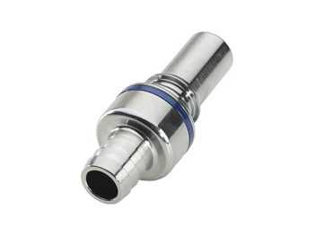 LQ6D22006BLU LQ6D22006BLU CPC Colder Products LQ6D22006BLU 3/8 Hose Barb Valved In-Line Liquid Cooling Insert Cool Blue