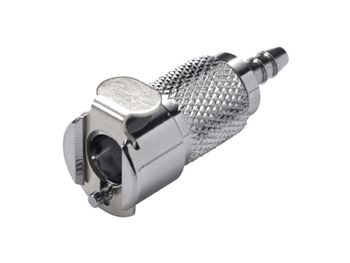 17100 17100 CPC Colder Products 17100 MCD1702 NSF 1/8 Hose Barb Valved In-Line Coupling Body