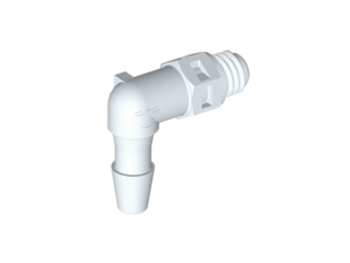 ME470 ME470 CPC Colder Products ME470 Elbow Fitting Tapered 10-32 x 1/8 HB Natural PVDF