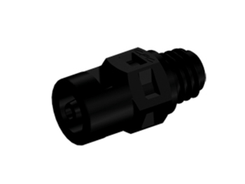 MS231 MS231 CPC Colder Products MS231 Straight Fitting Tapered 10-32 X 1/16 HB Black Nylon