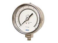 Wika 4220072 High Precision Inspector Test Gauge Model 332.54 4 Inch Dial 200 PSI 1/4 NPT Lower Mount Stainless Steel Case