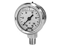 Wika 50701622 Commercial General Purpose Liquid-filled Pressure Gauge