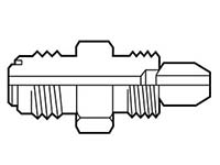 Autoclave Engineers Male / Male Special Adapter - Medium Pressure - 2 piece