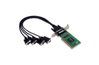 Moxa CP-104UL-DB9M 4-port RS-232 smart Universal PCI serial boards
