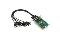 Moxa CP-134U-DB25M 4-port RS-422/485 Universal PCI serial boards with optional 2 kV isolation