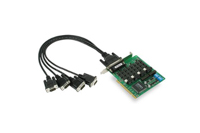 Moxa CP-134U-I-DB25M 4-port RS-422/485 Universal PCI serial boards with optional 2 kV isolation