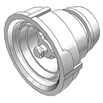 CPC Colder Products 96401 38mm Thread-On Dispensing Cap With FDA Buna With Thread O-Ring