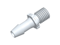CPC Colder Products GS620 Screw-type Fitting 5/16 UNF X 3/16 HB White Acetal