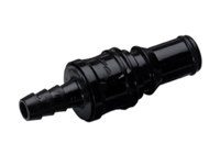CPC Colder Products BACD22004MBLK 1/4 Hose Barb Valved In-Line BreakAway Coupling Insert Molded Black