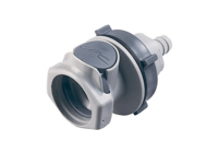 CPC Colder Products 63800 HFC16612 NSF 3/8 Hose Barb Non-Valved Panel Mount Coupling Body