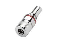 CPC Colder Products LQ4D20006RED 1/4 ID X 3/8 OD PTF Valved In-Line Liquid Cooling Coupling Insert Warm Red