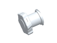 CPC Colder Products LCAP70 Luer Fitting Luer Cap Natural PVDF