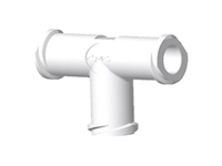 CPC Colder Products LFT30 Luer Tee Fitting Nylon White