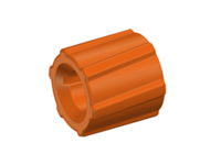 CPC Colder Products LMSL36 Ring Stationary Luer Lock Orange Nylon