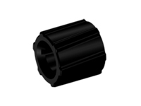 CPC Colder Products LMSR31 Ring Rotating Luer Lock Black Nylon