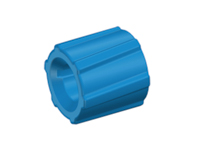 CPC Colder Products LMSR33 Ring Rotating Luer Lock Blue Nylon