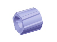 CPC Colder Products LMSR91 Ring Fitting Rotating Luer Lock Purple Tint Polycarbonate