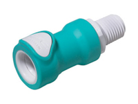 CPC Colder Products NS4D10004BSPT06 1/4 BSPT Valved In-Line Coupling Body