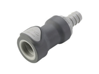 CPC Colder Products NS4D17002 1/8 Hose Barb Valved In-Line Coupling Body