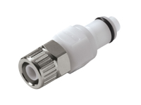 CPC Colder Products PLCD20006 3/8 PTF Valved In-Line Coupling Insert