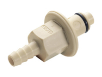 CPC Colder Products IPLCDT2200400 1/4 Hose Barb Valved In-Line IdentiQuik Coupling Insert With RFID