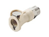 CPC Colder Products PLCD1300612 3/8 PTF Valved In-Line Coupling Body