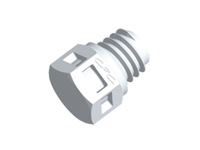 CPC Colder Products MP70 Plug Fitting Tapered 10-32 Natural PVDF