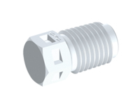 CPC Colder Products N2P30 Plug Fitting 1/16 NPT White Nylon