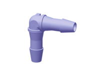 CPC Colder Products HE891 Elbow Fitting 1/4 HB X 1/4 HB Purple Tint Polycarbonate