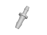 CPC Colder Products HSR86 Straight Reducer Fitting 1/4 HB X 3/16 HB Natural Polypropylene