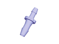 CPC Colder Products HSR8691 Straight Reducer Fitting 1/4 HB X 3/16 HB Purple Tint Polycarbonate