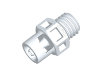 CPC Colder Products KS270 Straight Fitting 1/4-28 UNF X 1/16 HB Natural PVDF