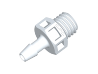 CPC Colder Products KS370 Straight Fitting 1/4-28 UNF X 3/32 HB Natural PVDF