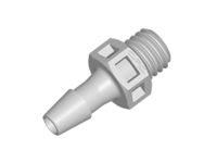 CPC Colder Products KS4 Straight Fitting 1/4-28 UNF X 1/8 HB Natural Polypropylene