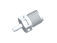 CPC Colder Products N4S370 Straight Fitting 1/8 NPT X 3/32 HB Natural PVDF