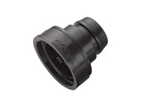 CPC Colder Products 9462000 38mm Thread-On Molded Black Bag Closure With EPDM O-Ring