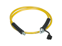Enerpac HC-7203 High Pressure Hydraulic Hose Assembly 1/4 Hose ID X 3/8 NPTF X CH-604 X 3 FT Thermoplastic