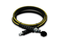 Enerpac HC-9308 High Pressure Hydraulic Hose Assembly 3/8 Hose ID X 3/8 NPTF X CH-604 X 8 FT Rubber