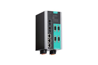 Moxa NPort S9450I-2M-SC-HV-T 4-port rugged device server with managed Ethernet switch